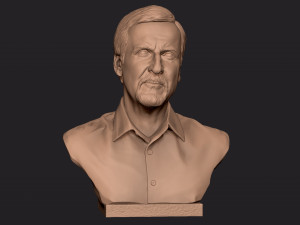 James Cameron 3D print model Model Cetak 3D