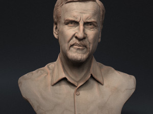 James Cameron 3D print model Model Cetak 3D