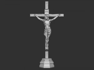 Crucifixion of Jesus Christ v1 3D Print Model