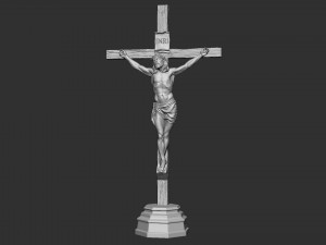 Crucifixion of Jesus Christ v1 3Dプリントモデル