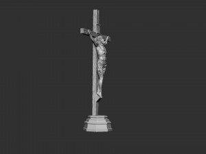 Crucifixion of Jesus Christ v1 3Dプリントモデル