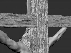 Crucifixion of Jesus Christ v1 3Dプリントモデル
