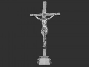 Crucifixion of Jesus Christ v1 3Dプリントモデル