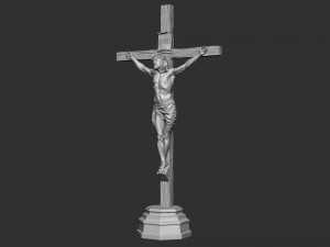 Crucifixion of Jesus Christ v1 3Dプリントモデル