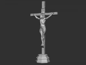 Crucifixion of Jesus Christ v1 3D Print Model