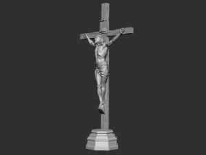 Crucifixion of Jesus Christ v1 3Dプリントモデル