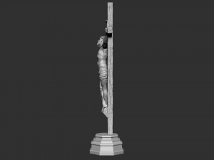 Crucifixion of Jesus Christ v1 3Dプリントモデル