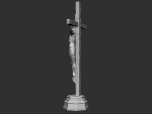 Crucifixion of Jesus Christ v1 3Dプリントモデル