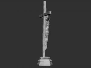 Crucifixion of Jesus Christ v1 3Dプリントモデル