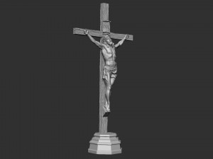 Crucifixion of Jesus Christ v1 3Dプリントモデル