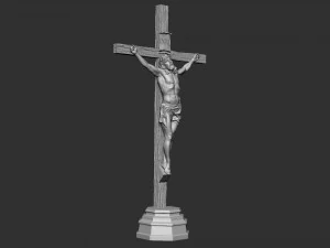 Crucifixion of Jesus Christ v1 3D Print Model