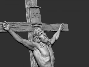 Crucifixion of Jesus Christ v1 3D Print Model