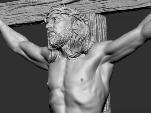 Crucifixion of Jesus Christ v1 3D Print Model