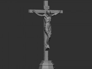 Crucifixion of Jesus Christ v2 Model Cetak 3D