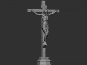 Crucifixion of Jesus Christ v2 3D Print Model