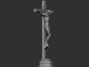 Crucifixion of Jesus Christ v2 3D Print Model
