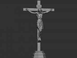 Crucifixion of Jesus Christ v2 Model Cetak 3D