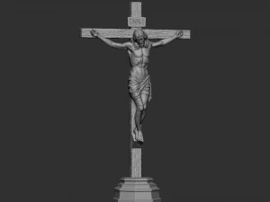 Crucifixion of Jesus Christ v2 3D Print Model