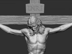 Crucifixion of Jesus Christ v2 3D Print Model