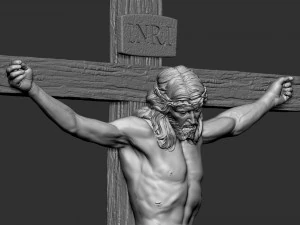 Crucifixion of Jesus Christ v2 3D Print Model