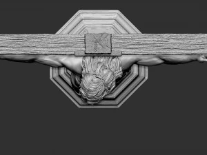 Crucifixion of Jesus Christ v2 3D Print Model