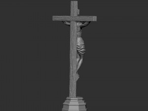 Crucifixion of Jesus Christ v2 Model Cetak 3D