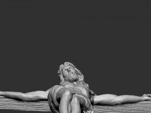 Crucifixion of Jesus Christ v2 3D Print Model