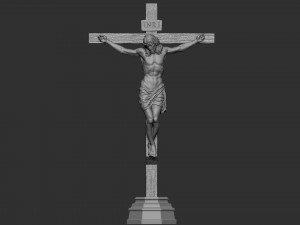 Crucifixion of Jesus Christ v2 Model Cetak 3D