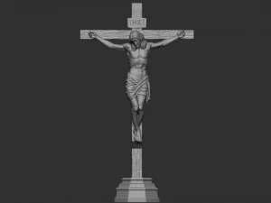 Crucifixion of Jesus Christ v2 3D Print Model