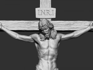 Crucifixion of Jesus Christ v2 3D Print Model