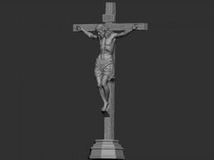 Crucifixion of Jesus Christ v2 Model Cetak 3D