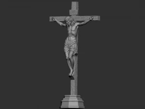 Crucifixion of Jesus Christ v2 3D Print Model