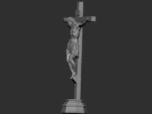 Crucifixion of Jesus Christ v2 3D Print Model