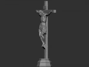 Crucifixion of Jesus Christ v2 3D Print Model