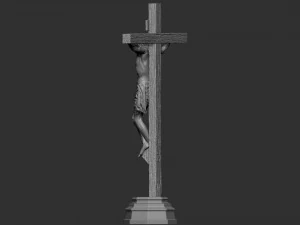 Crucifixion of Jesus Christ v2 3D Print Model