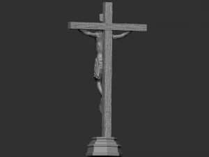 Crucifixion of Jesus Christ v2 3D Print Model