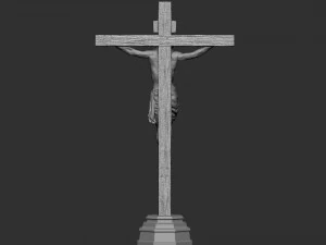 Crucifixion of Jesus Christ v2 3D Print Model