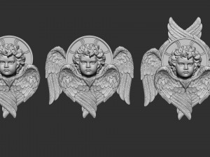 Cupid Bas-Relief 01 Modelo de impresión 3D