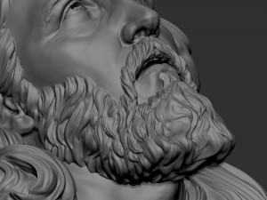 Jesus Bust 01 3D Print Model