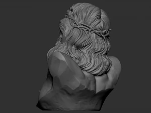 Jesus Bust 01 3D Print Model