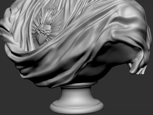 Jesus Bust 02 3D Print Model