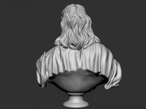 Jesus Bust 02 3D Print Model