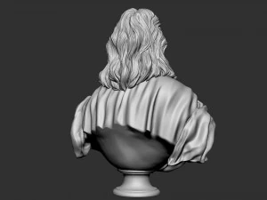 Jesus Bust 02 3D Print Model