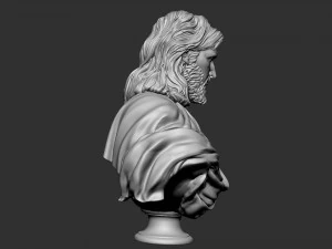 Jesus Bust 02 3D Print Model