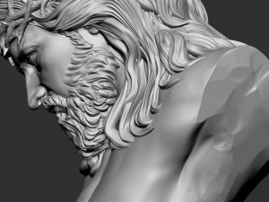 Jesus Bust 03 Model Cetak 3D