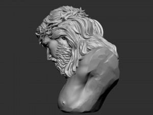 Jesus Bust 03 Model Cetak 3D