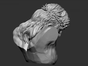 Buste de J&eacute;sus 03 Modèles 3D en vedette