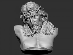 Jesus Bust 03 Model Cetak 3D