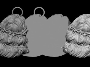 Jesus Head 01 3D-Druckmodell