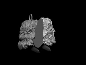 Jesus Head 01 3D-Druckmodell